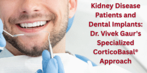 Read more about the article Kidney Disease Patients and Dental Implants: Dr. Vivek Gaur’s Specialized CorticoBasal® Approach
