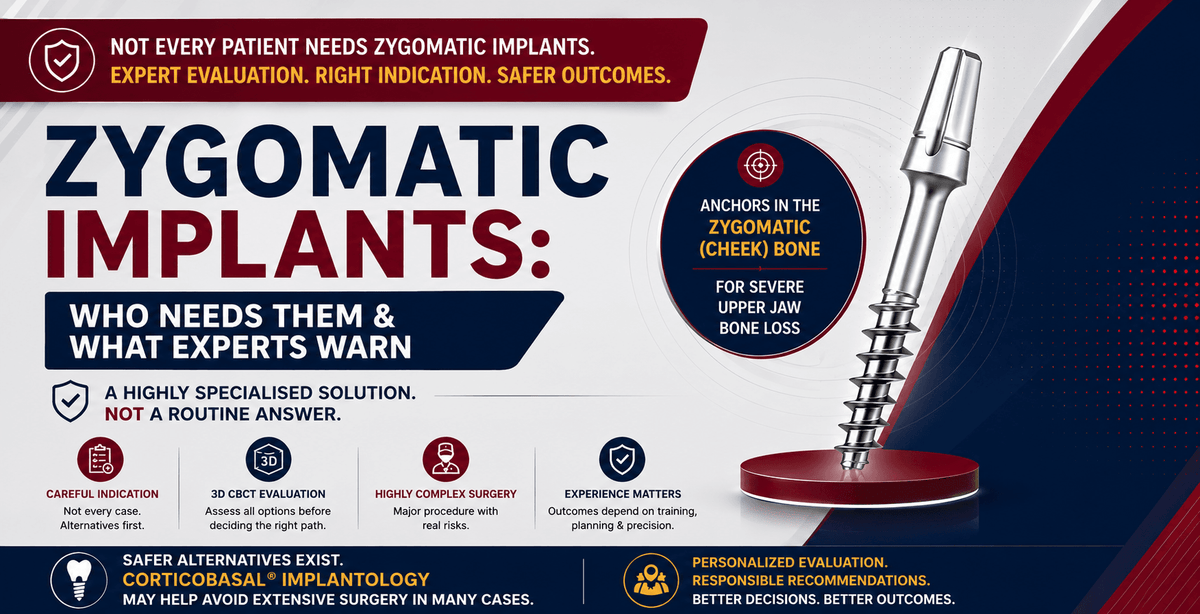 Read more about the article Zygomatic Implants: Who Needs Them and Why Dr. Vivek Gaur Is One of India’s Few Trained Experts