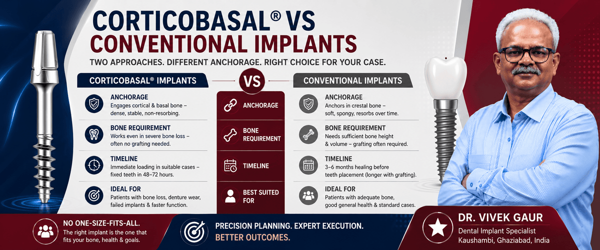 Read more about the article Dental Implants for Diabetic Patients: Why Corticobasal® Implants May Offer a Suitable Path in Selected Cases