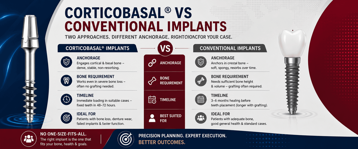 Read more about the article Dental Implants for Diabetic Patients: Why Corticobasal® Implants May Offer a Suitable Path in Selected Cases