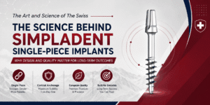 Read more about the article The Science Behind Simpladent Single-Piece Implants: Why Design and Quality Matter for Long-Term Outcomes