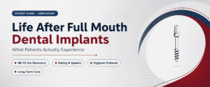 Read more about the article Life After Full Mouth Dental Implants: What Patients Actually Experience — A Practical Guide